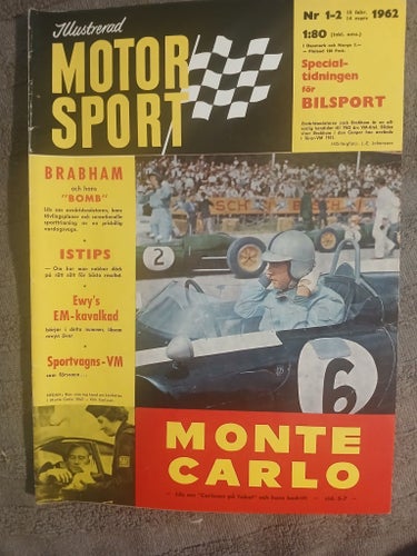 Illustrerad Motorsport Nr 1-2 1962 Monte Carlo