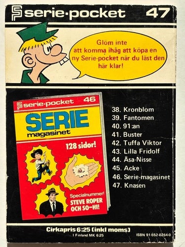 Serie-Pocket 47 - Knasen. VG-FN