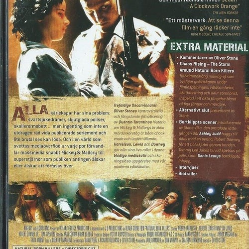 NATURAL BORN KILLERS - DIRECTORÂ´S CUT+60 MIN (SVENSKT TEXT)