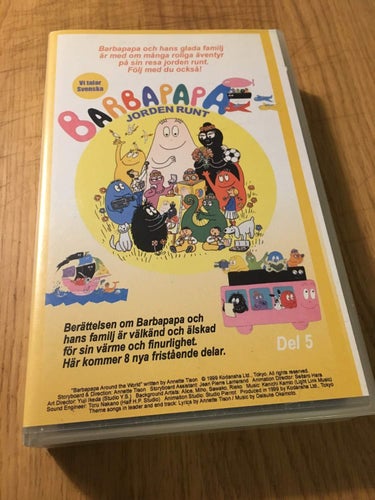 Barbapapa jorden runt del 5 (VHS)