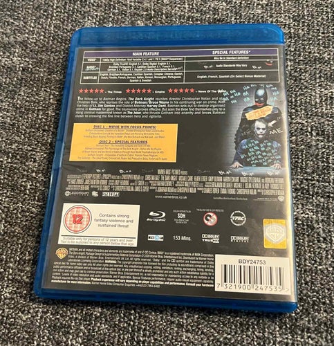 BATMAN : THE DARK KNIGHT (2008) UK 2 DISC UTGÅVA I MKT FINT SKICK!
