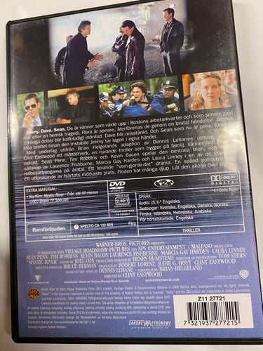 DVD Mystic River Sean Penn Tim Robbins Clint Eastwood FINT SKICK