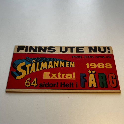Prärieserier nr 6 1968, samlarex! FN+