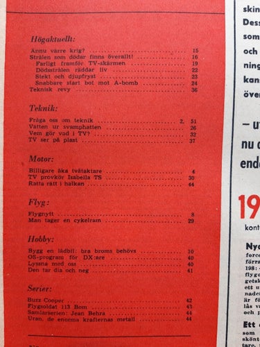 Teknikens Värld nr 23 1956: Borgward Isabella TS test