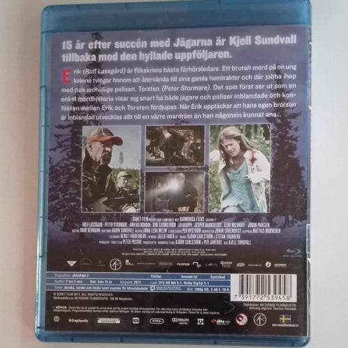 Jägarna 2 Blu-ray / Rolf Lassgård, Peter Stormare / Fint Skick / Svensk Film