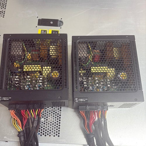 2x Seasonic nätaggregat 460W utan fläkt