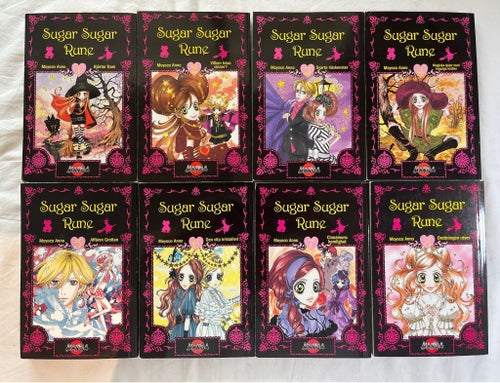 Sugar Sugar Rune av Moyoco Anno Vol.1-8 (Komplett) Svenska