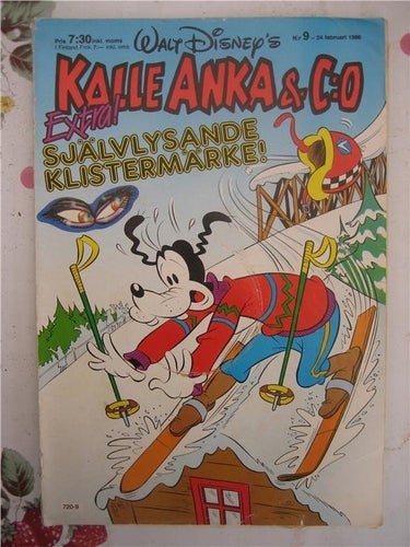 Kalle Anka & C:o Nr:9-1986