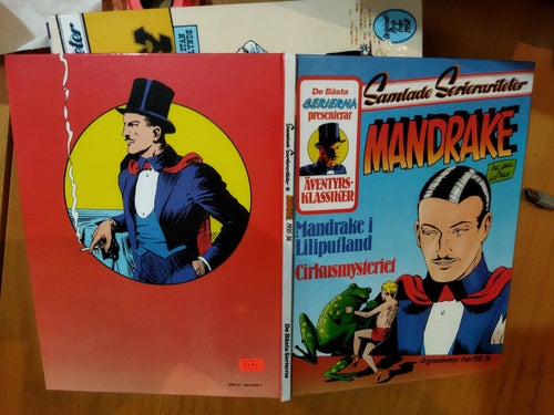 Samlade serierariteter Mandrake 1935-36. Very fine plus