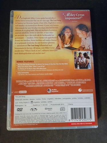 The Last Song - Miley Cyrus - DVD (SV text)
