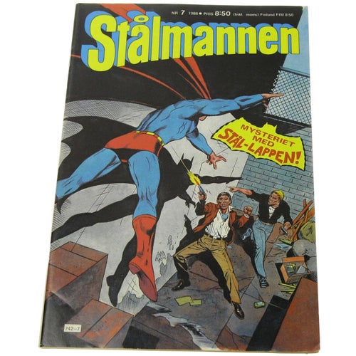 Stålmannen - 1986 - NR 7 - Mysteriet med Stål-Lappen