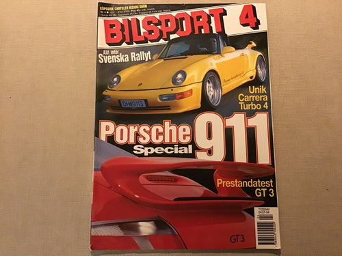 BILSPORT NR 4 2000 PORSCHE SPECIAL,V70,OLYMPIA,VW 1500,