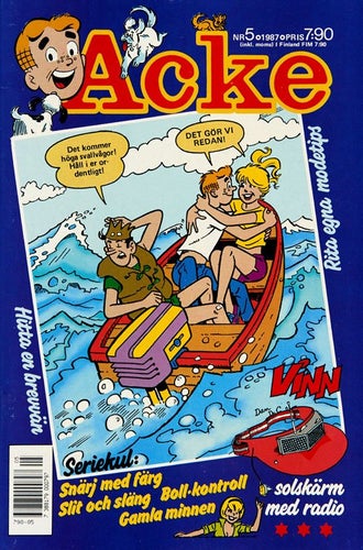 Acke serietidning 1987 nr 5 (Oläst arkivex)