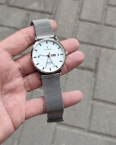 2017 TRIWA Stockholm Klinga KLST109 Herr Kvarts Watch Day Date