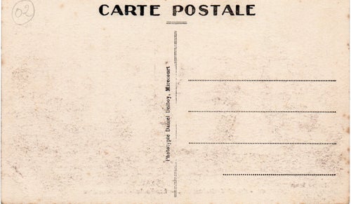 Gammalt vykort - Camp de Sissonne - Stridsvagnarna - Manövern - N°8240