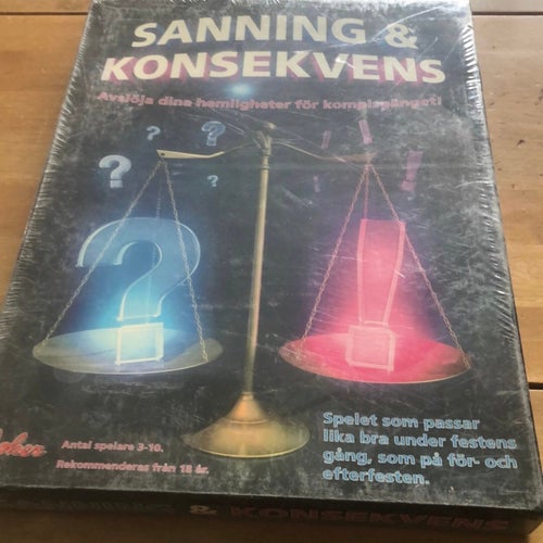 Sanning & Konsekvens - Festligt sällskapsspel