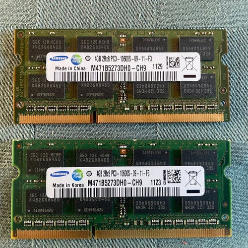 Samsung 4GB DDR3 RAM PC3-10600S