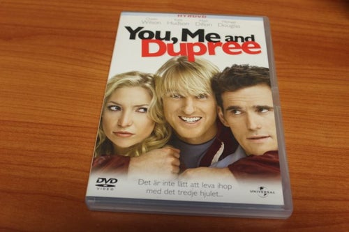DVD-film: You, Me and Dupree (Owen Wilson, Kate Hudson, Matt Dillon)