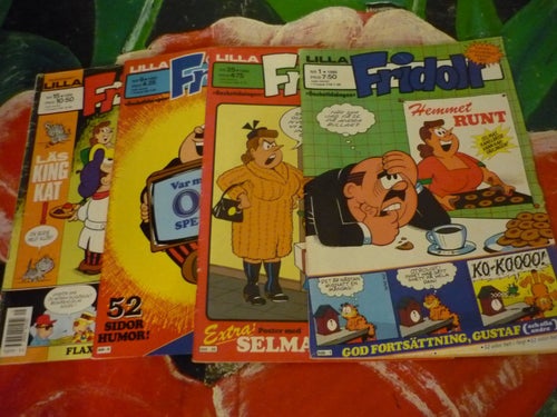 TIDNING, 11 STYCKEN LILLA FRIDOLF TIDNINGAR, NR: 15 - 1988, 9 - 1980, 25 - 1980,