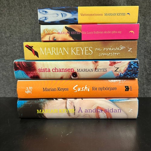 6 x Marian Keyes - Bokpaket - Vattenmelonen, En oväntad semester, Sushi för nybö