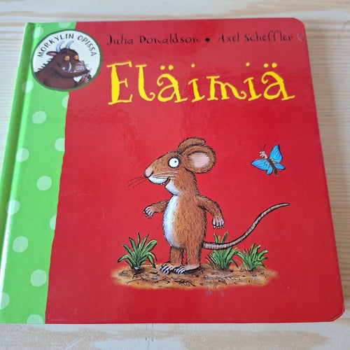 Gruffalo pekbok. OBS På svenska