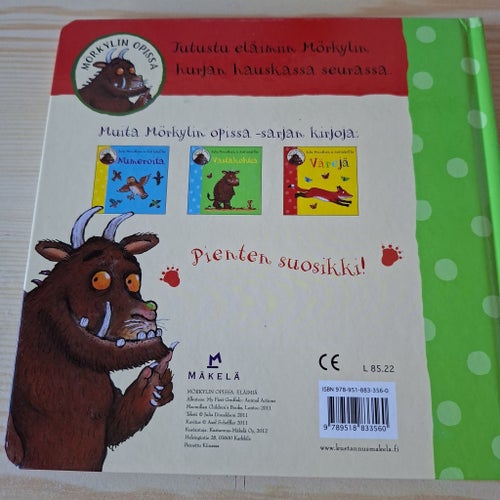 Gruffalo pekbok. OBS På svenska