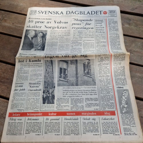 Svenska Dagbladet 20 september 1978
