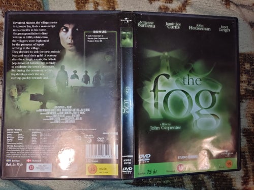 Kult-skräckisen The fog dvd John Carpenter Jamie Lee Curtis