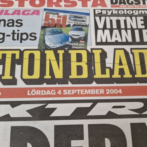 Aftonbladet Lördag 4 September 2004
