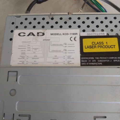 CAD KCD-1190R Bil CD-spelare