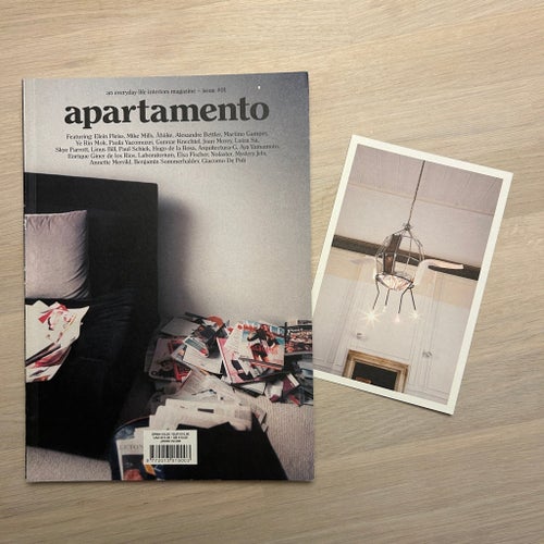 Apartamento, issue #01, 2008, perfekt skick med vykort