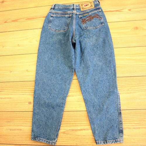 Original Happy System Vintage 90 Tal Jeans Hög Midja Storlek S/36