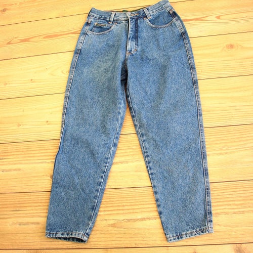 Original Happy System Vintage 90 Tal Jeans Hög Midja Storlek S/36