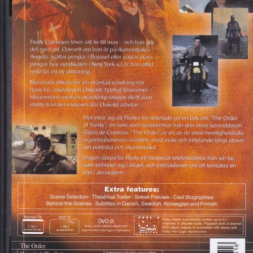 DVD / The Order / Jean-Claude Van Damme, Sofia Milos / Fint skick