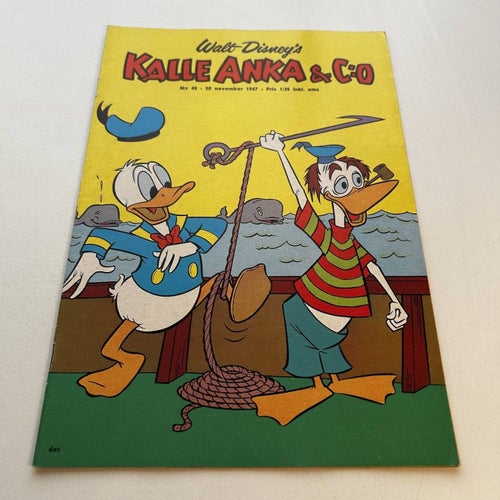 Kalle Anka & co nr 48 1967, toppex! VF+