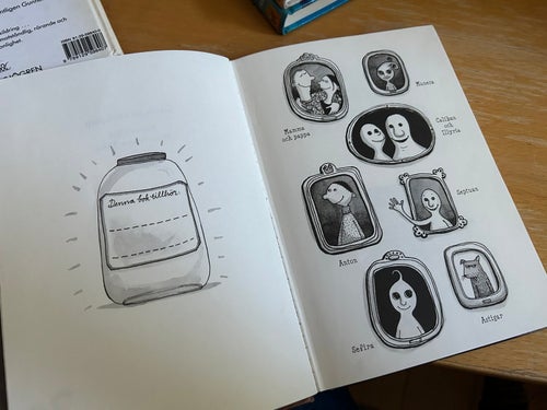 Jakten på Förfadern av Katarina Ros, bok, SM, Very good plus