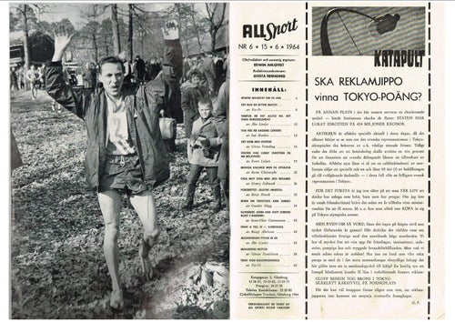 ALL SPORT 1964 Nr 6 Ann-Charlott Lilja