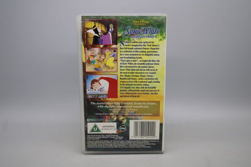 Walt Disney Classics - Snow White and the seven Dwarfs (Engelsk utgåva) VHS