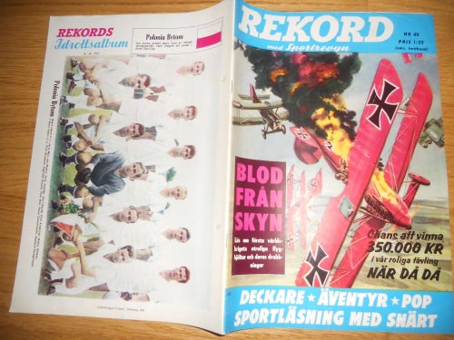 Rekord nr40 1967 Polonia Polen lagbild, Dan Waern, Sonny Liston