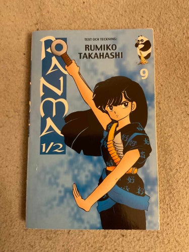 Ranma vol 9 - svenska manga anime fantasy rumiko takahashi inu yasha inuyasha