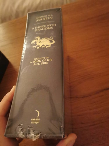 A song of ice and fire george martin book five slipcase in plastic