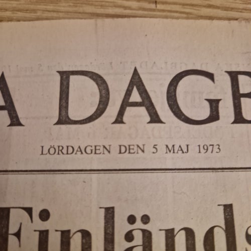 Svenska Dagbladet Lördagen den 5 Maj 1973