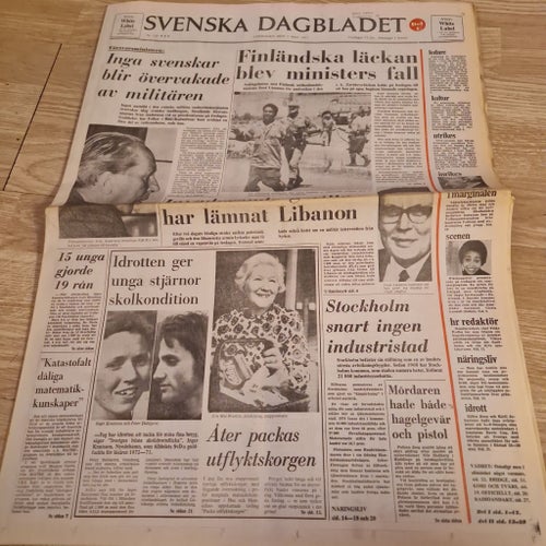 Svenska Dagbladet Lördagen den 5 Maj 1973