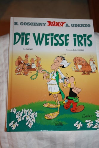 Asterix: Die Weisse Iris av Goscinny/Uderzo. Asterix på tyska. Inbunden.