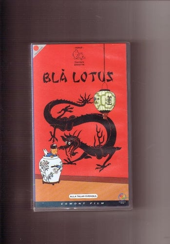 Herge` - Tintins äventyr - Blå Lotus