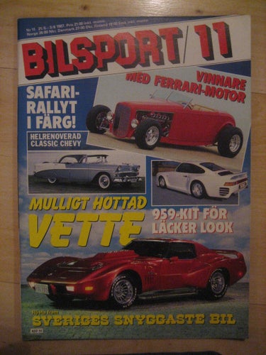 Bilsport Nr:11-1987