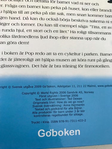 VAD GÖR POP OCH MIO NU? Ted Dewan 2009