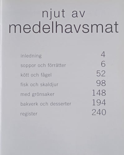 NJUT AV MEDELHAVETS KÖK