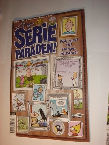 NYA SERIEPARADEN (svensk) NY OLÄST Nr 4 2010 ( Tintin )