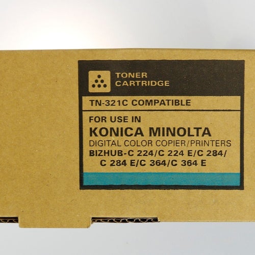 Konica Minolta TN321C (A33K450) Cyan Toner